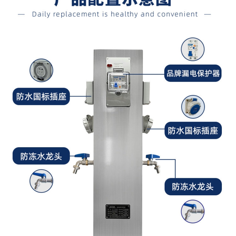 房車營地水電樁GRWE801520D