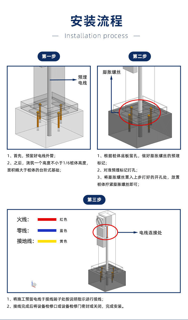室外防雨插座柱