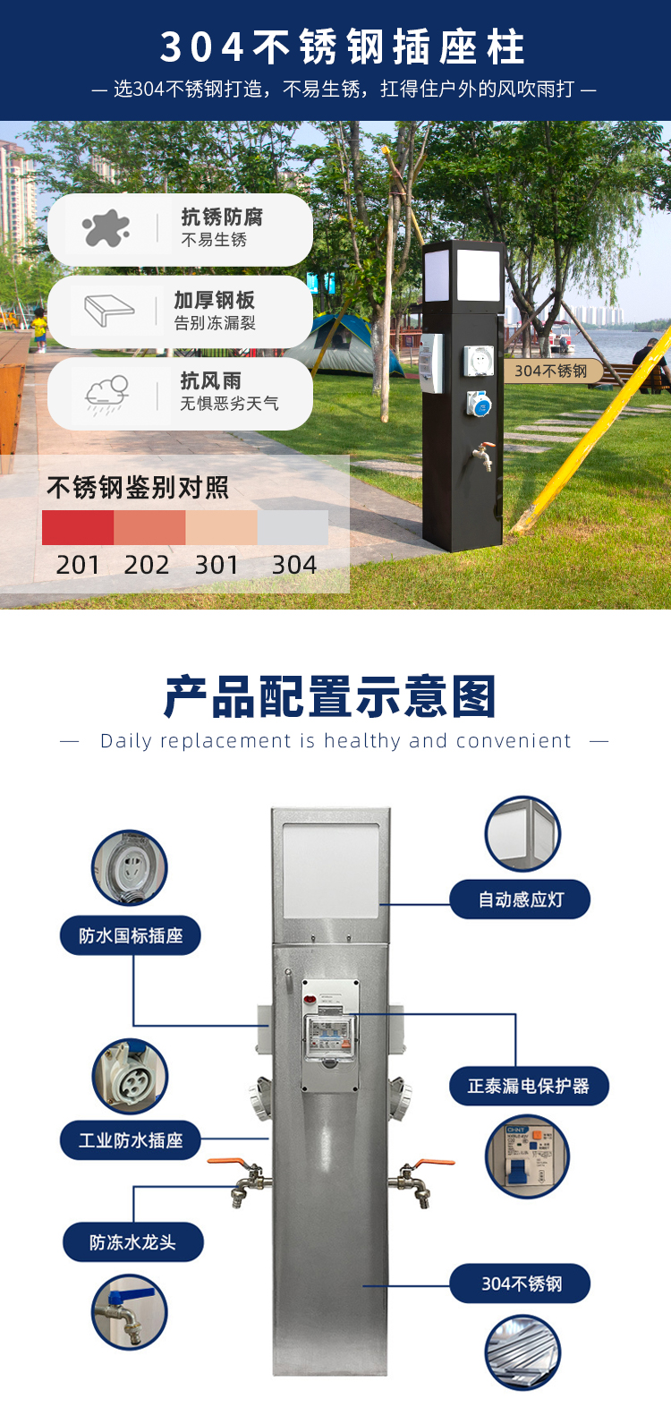 房車智能水電樁