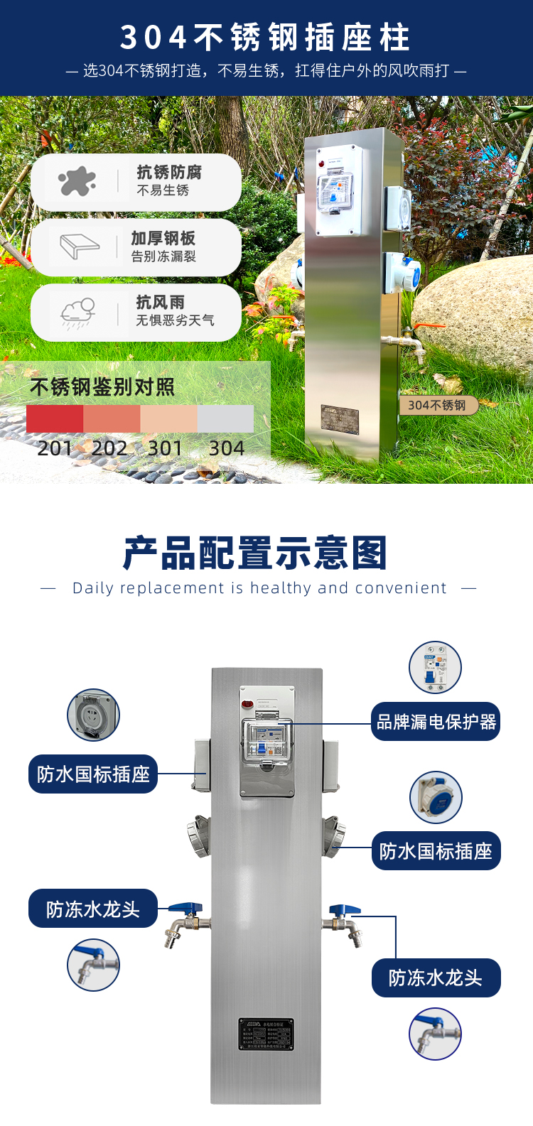 房車營地水電樁