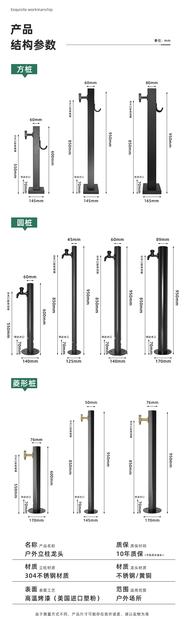 花園立柱水龍頭