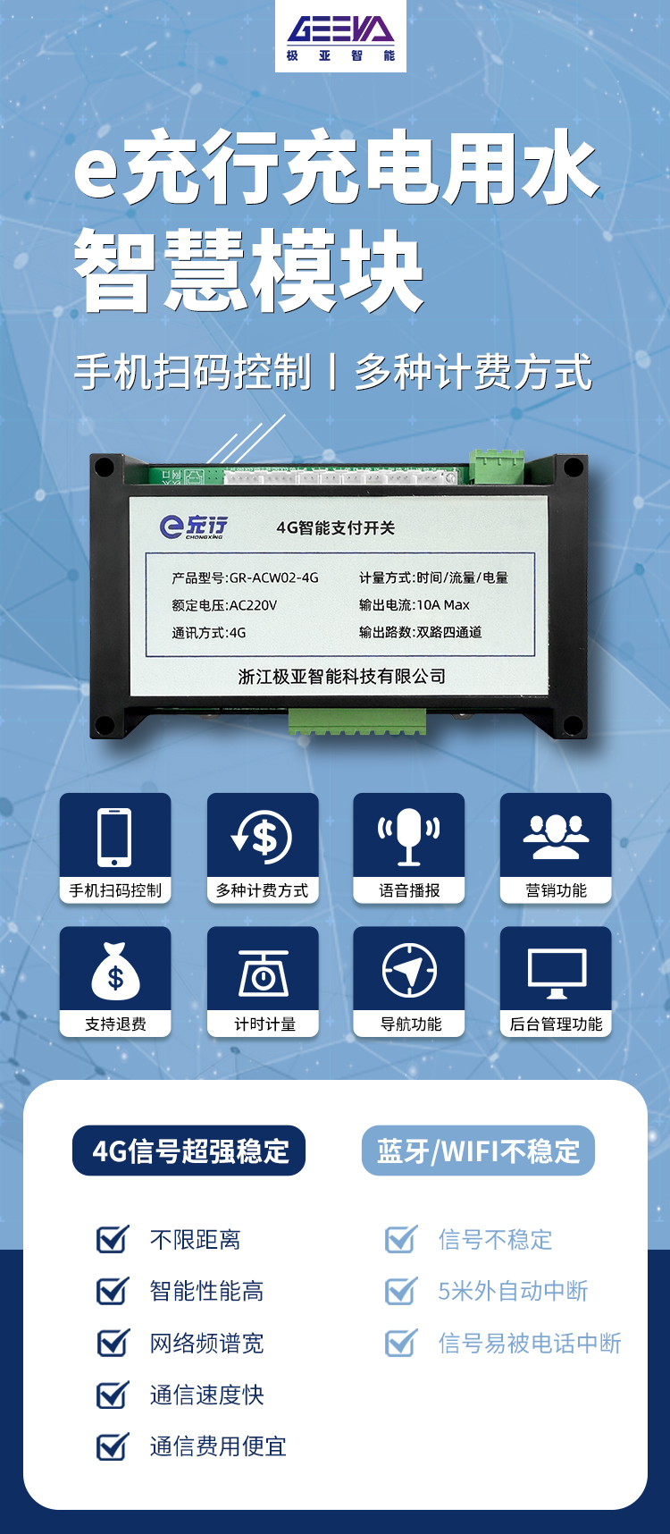 e充行充電用水智慧模塊